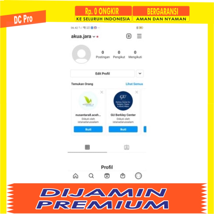 DC - Terlaris Akun Ig Fresh Premium