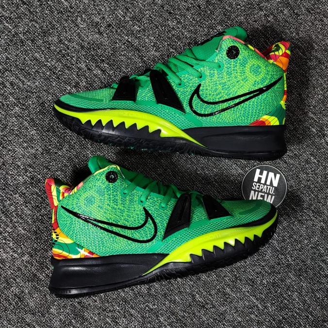 Nike Kyrie 7 Weatherman Green Sepatu Basket Kyrie Vii Emfadedid