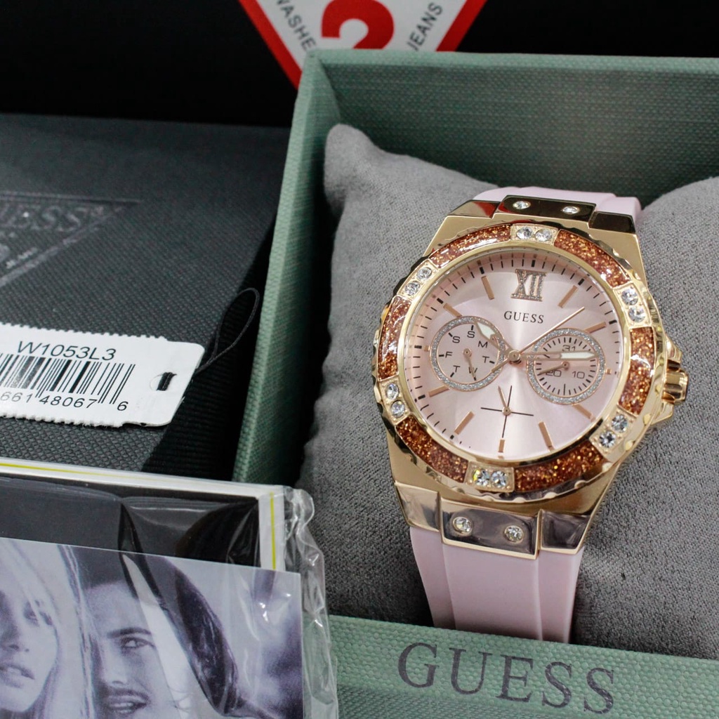 Jam Tangan Wanita Guess W1053L3 Original Women Watch