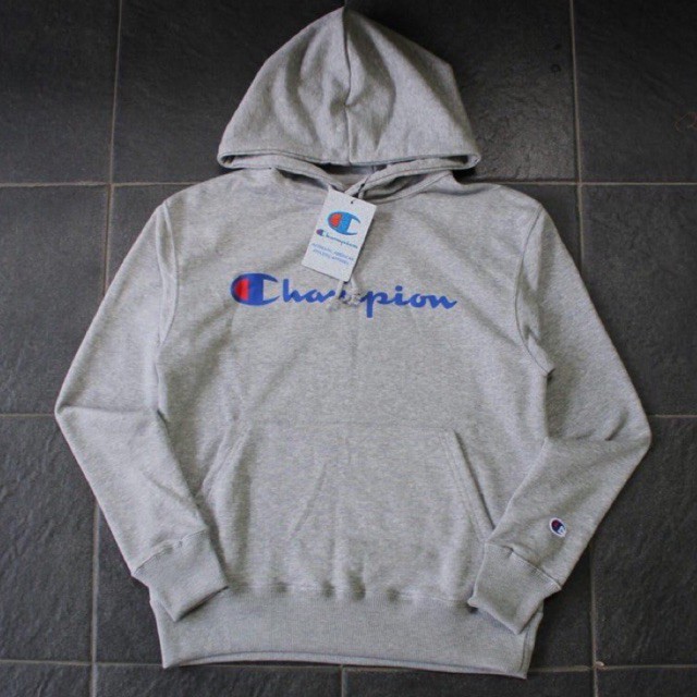 Hoodie Champion Original GREY (SCRIPT)