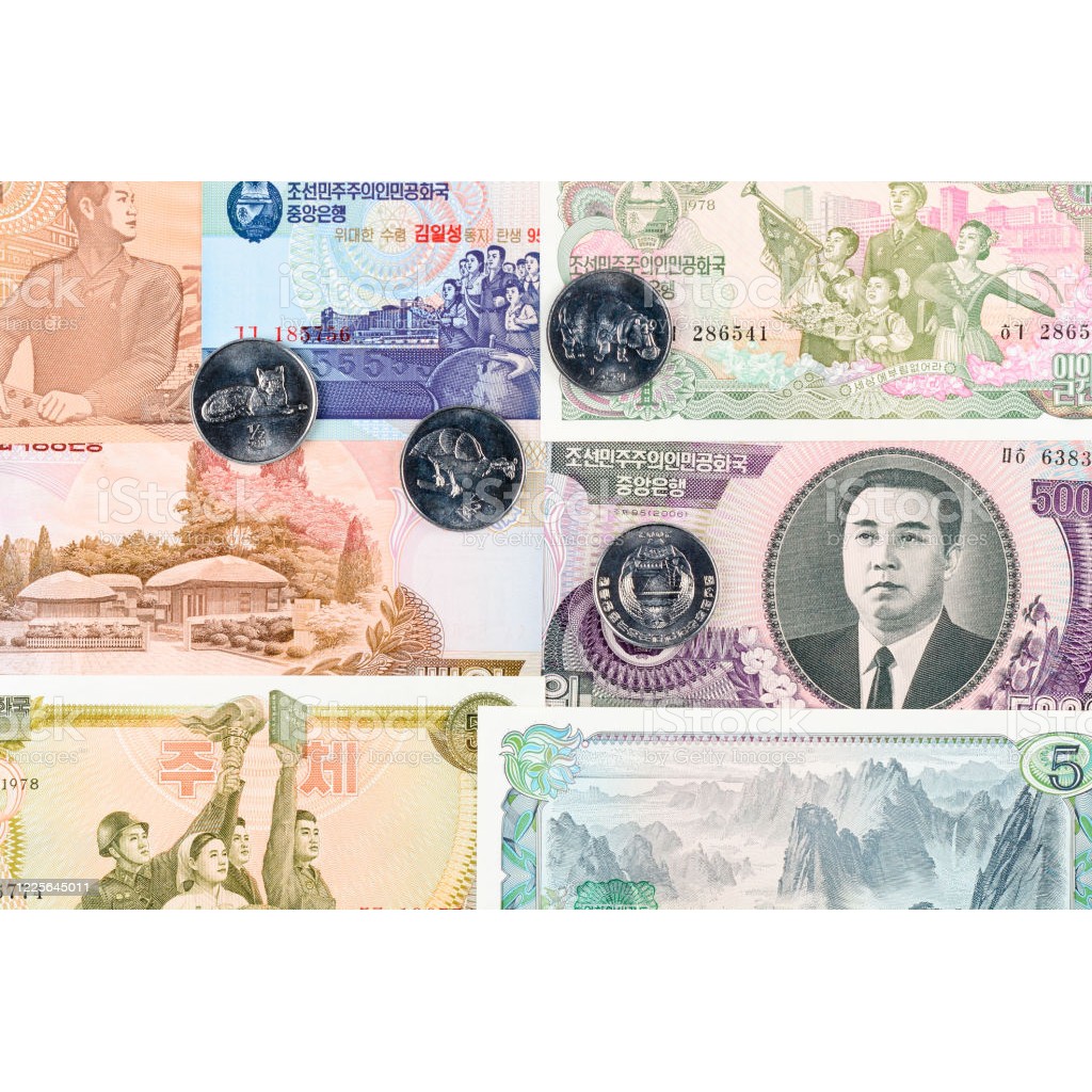 UANG LUAR KUNO ASLI WON KOREA UTARA KONDISI BARU UNC