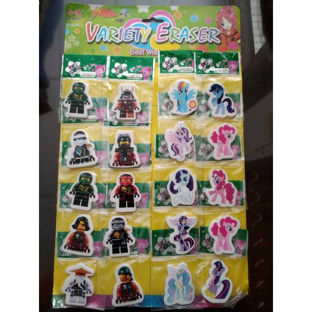 

Penghapus Lucu Little Pony Ninjago Murah