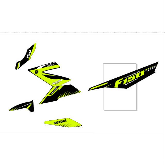 Striping satria injeksi 2018 F150