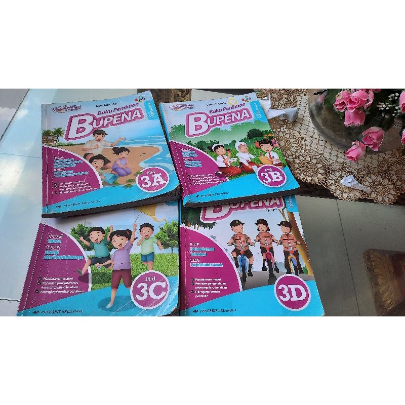 BUPENA Buku Penilaian 3A,3B,3C,3D untuk SD/MI Kelas III (Bekas)