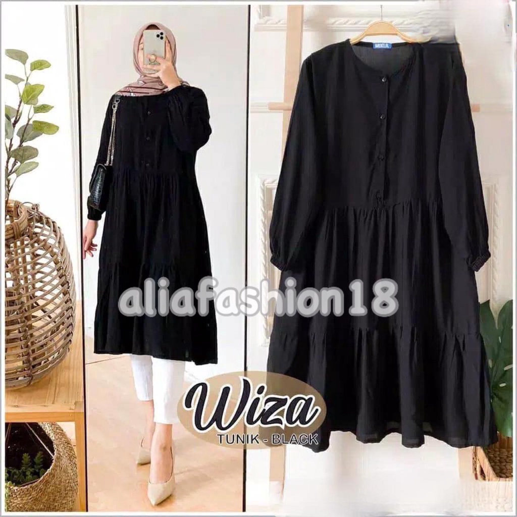 TUNIK WIZA KATUN SHAKILLA/ATASAN TUNIK WANITA/TUNIK MUSLIM PREMIUM/BUSUI FRIENDLY