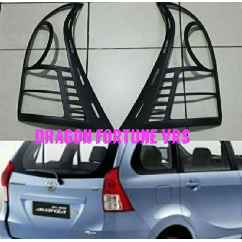 GARNISH BELAKANG ALL NEW AVANZA 2012 - 2015 HITAM DOFF.