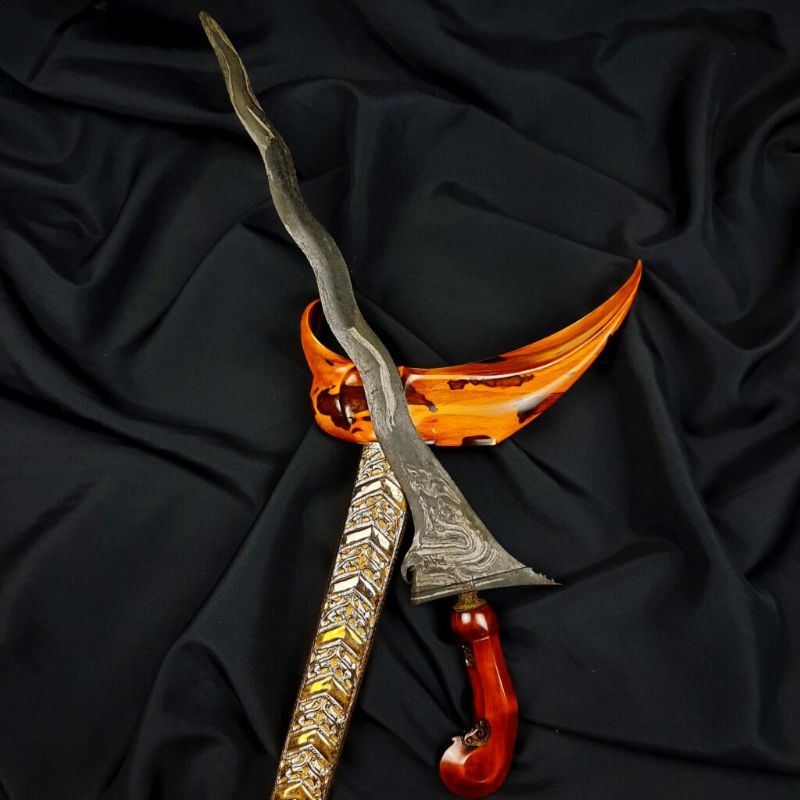 Keris Sempono Luk 9 Pamor Lintang Kemukus Tangguh Pajajaran Kuno
