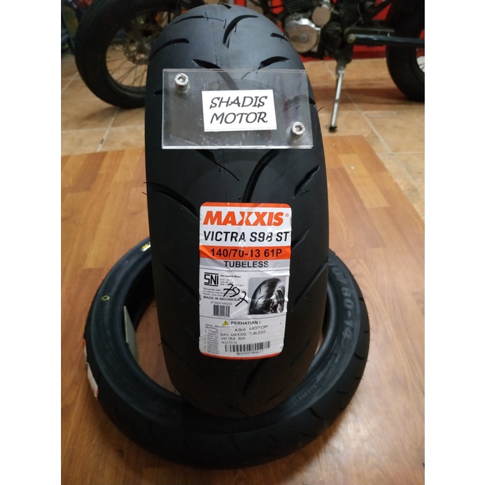 Ban Maxxis Tubless Vicrtra S98 Ukuran 140/70 Ring 13
