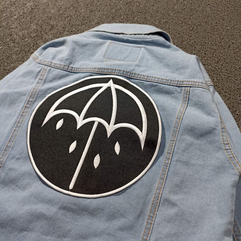 Backpatch Bordir Besar / Emblem bordir BMTH / Bring Me The Horizon Grosir best quality