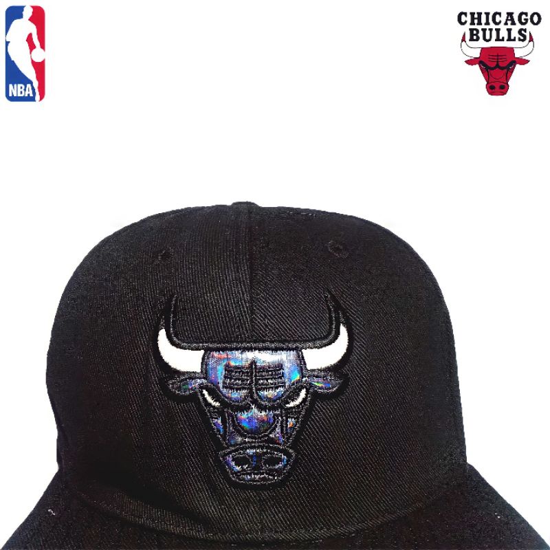 Chicago Bulls NBA Hyflat Snapfit Rainbow(Pelangi)| Topi Chicago Bulls