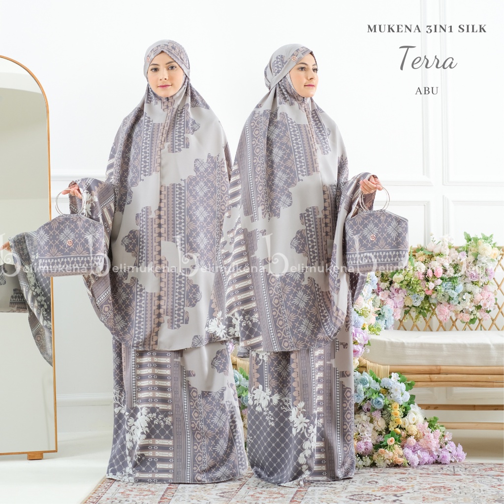 Mukena Dewasa Silk Premium 3in1 Bros Terra