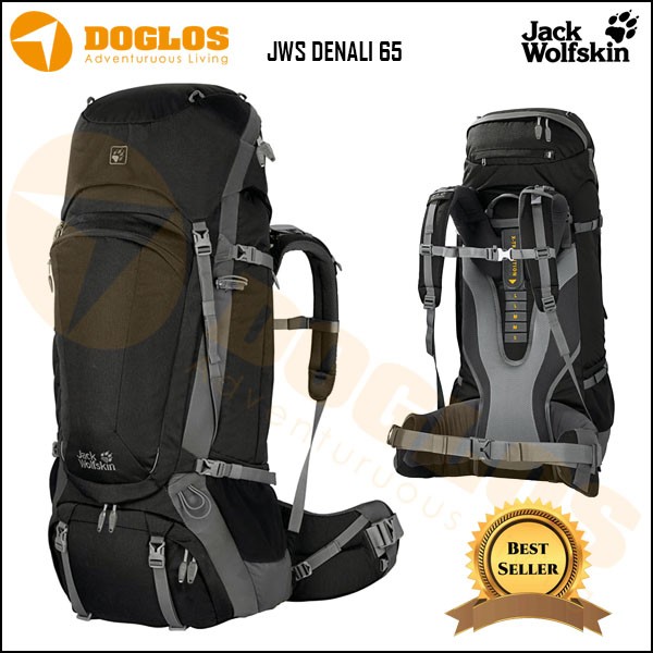 JACK WOLFSKIN Denali 65 Tas Gunung Carrier JWS Original hiking