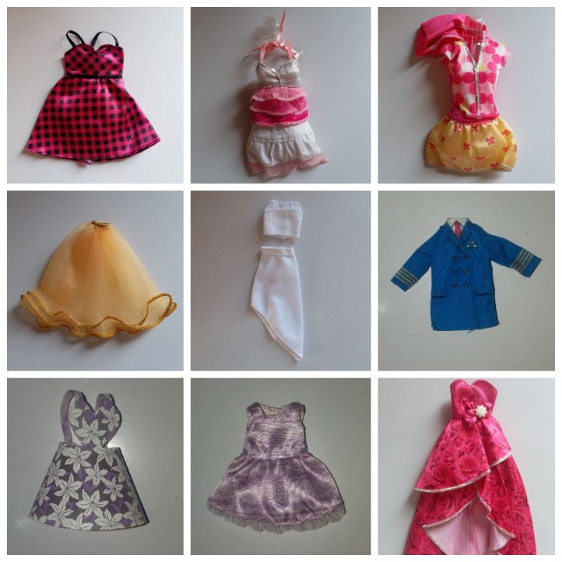 barbie dan chelsea baju preloved disp1