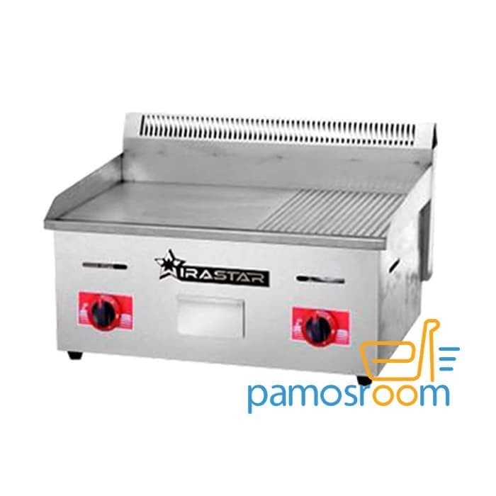 bisa COD Wirastar Wajan Pemanggang / Gas Griddle 1/3 grooved GRD-722 Garansi termurah