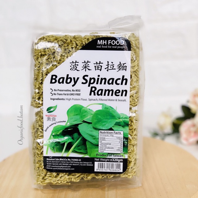 

MH Food Baby Spinach Ramen 320g