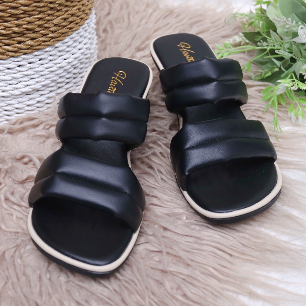 Sandal Wanita Heels Tali Terbaru Sendal Cewek Tali Kekinian Sendal Wanita Heels Hak Tahu Sandal Wanita Chunky