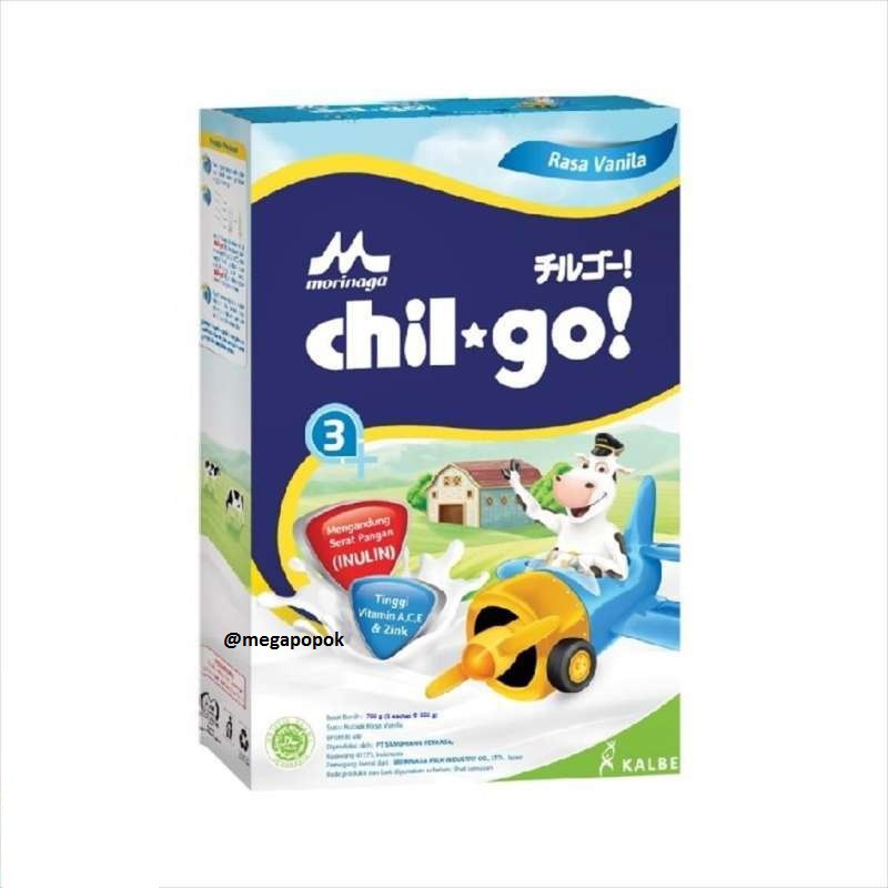 Chil-Go Susu Bubuk Morinaga 1+ &amp; 3+ Vanilla/Madu 700GR/megapopok