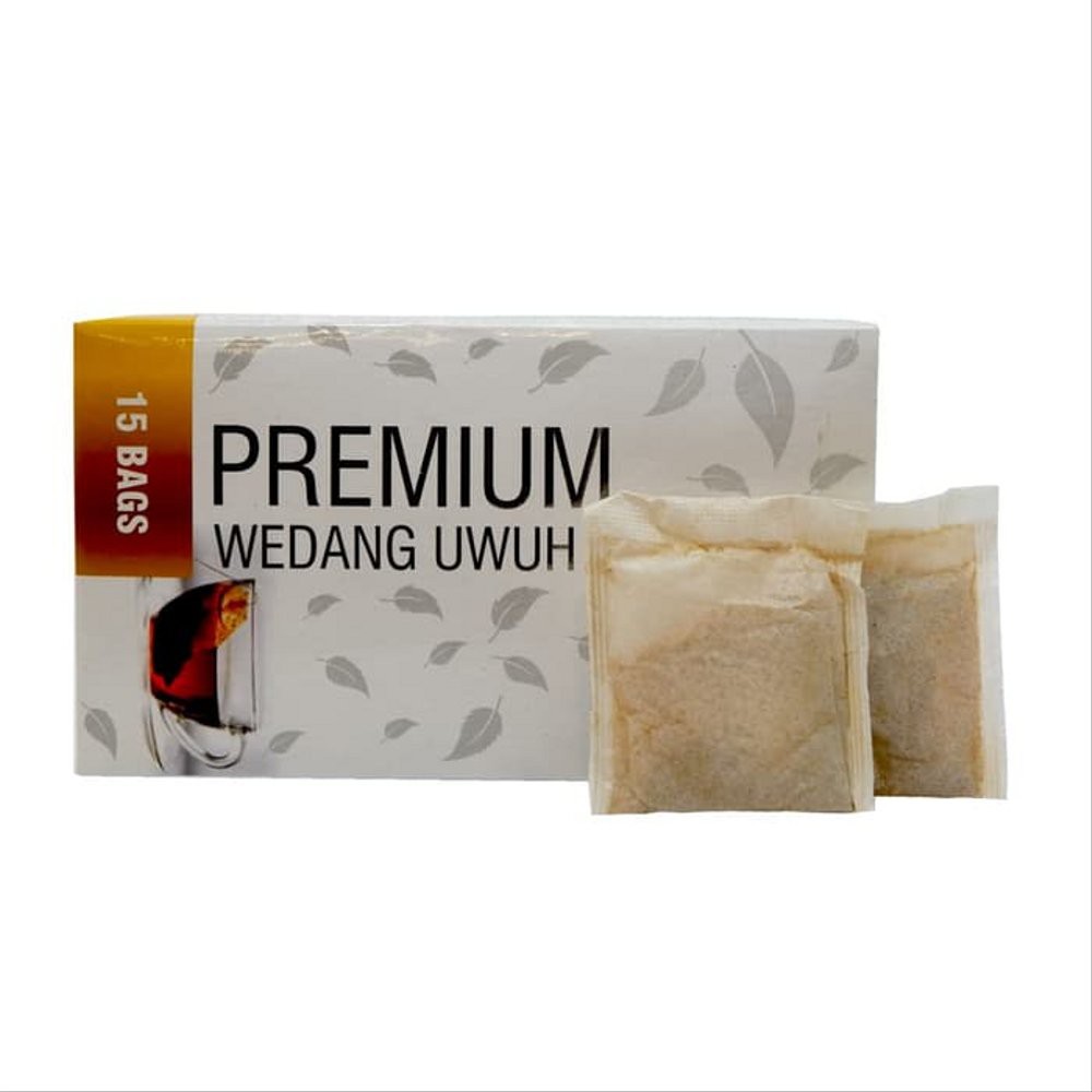 PREMIUM - Wedang Uwuh Instan Tinggal Celup isi 15 Pack Bahan Aneka Rempah Sudah ada Gula