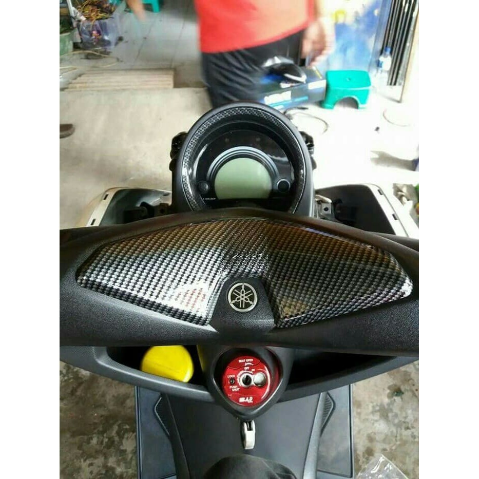 Cover Stang Karbon Nmax Tutup Stang Stir Carbon Nmax Nemo Karbon Kevlar Original Body Part Nmax