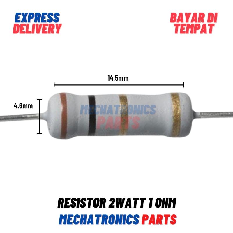 [PAS-9052] RESISTOR 2WATT 1 OHM