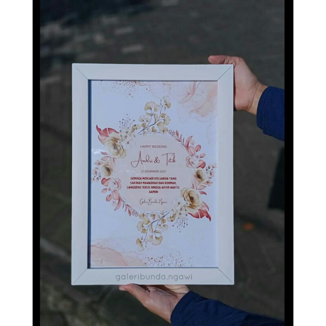 Kado nikah/ kado ultah/ Special Gift/ pigura