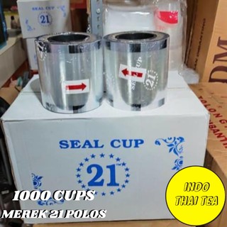 Harga Murah PLASTIK LID SEALER CUP POLOS 21 1000CUP 