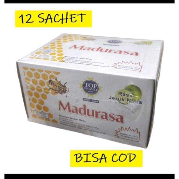 

Madurasa Sachet Original / Jeruk Nipis (⚖ 1 Box isi 12 Pcs)