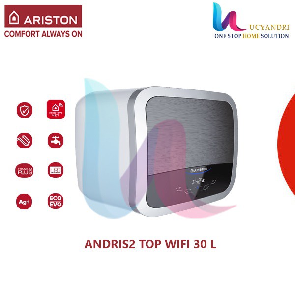 ARISTON ANDRIS2 TOP 30 L WiFi NEW MODEL Pemanas Air Water Heater