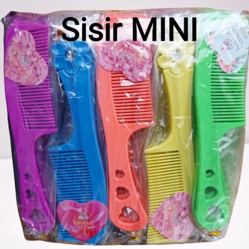 100 PCS Sisir Lobang Mini Souvenir Pernikahan Kemasan Plastik