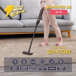 ZuuperMum Dust Buster Cordless Stick Vacuum Cleaner (Brushless) ZP04