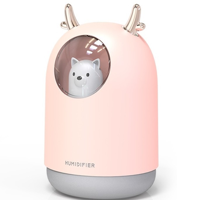 Ultrasonic pet Humidifier Desain Lucu Air Diffuser Aromatherapy 300ml