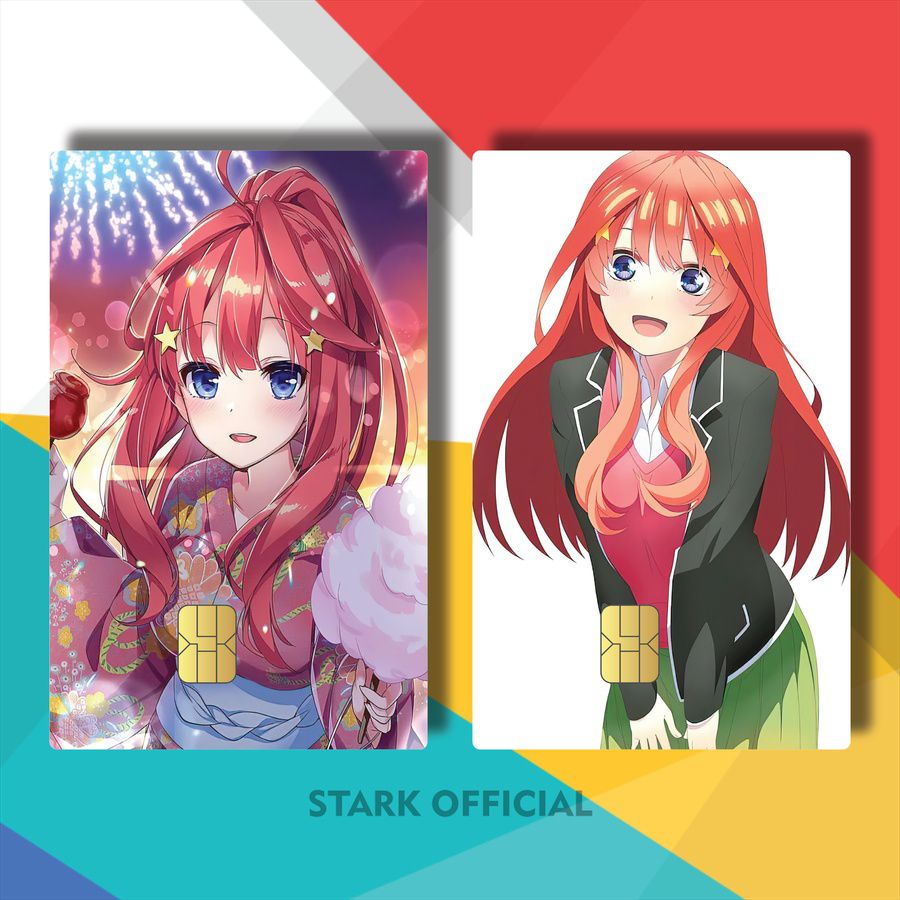 COVER ATM POPULER SEIYUU ITSUKI NAKANO GOTOUBUN 5W4ZL/SJETY/ COVER KARTU AESTHETIC ANIME FOTO ITSUKI