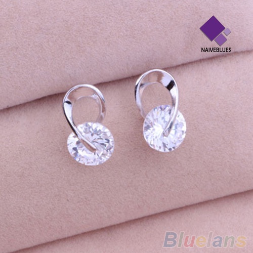 Anting Stud Cubic CZ Untuk Wanita