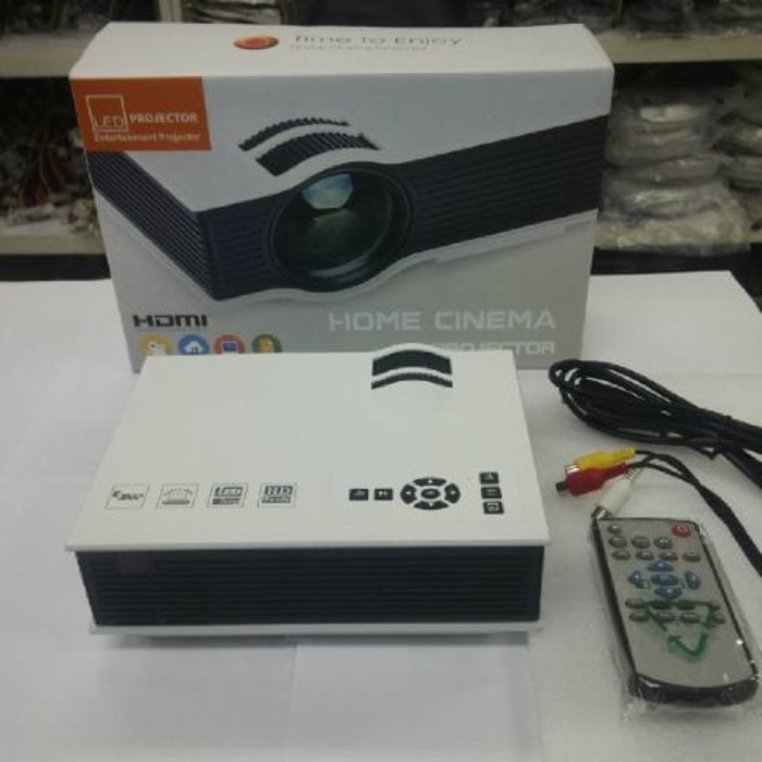 Mini Projector UC40 | Mini LED Projektor Proyektor UC-40 UC 40 portable murah