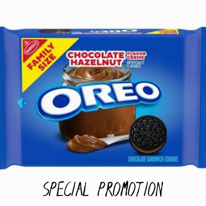 

PROMO OREO CHOCOLATE HAZELNUT SANDWICH COOKIES