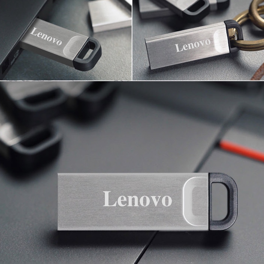 (Huluboy) Lenovo 1TB / 2TB Flashdisk USB Mini Anti Air Plug &amp; Play Untuk PC