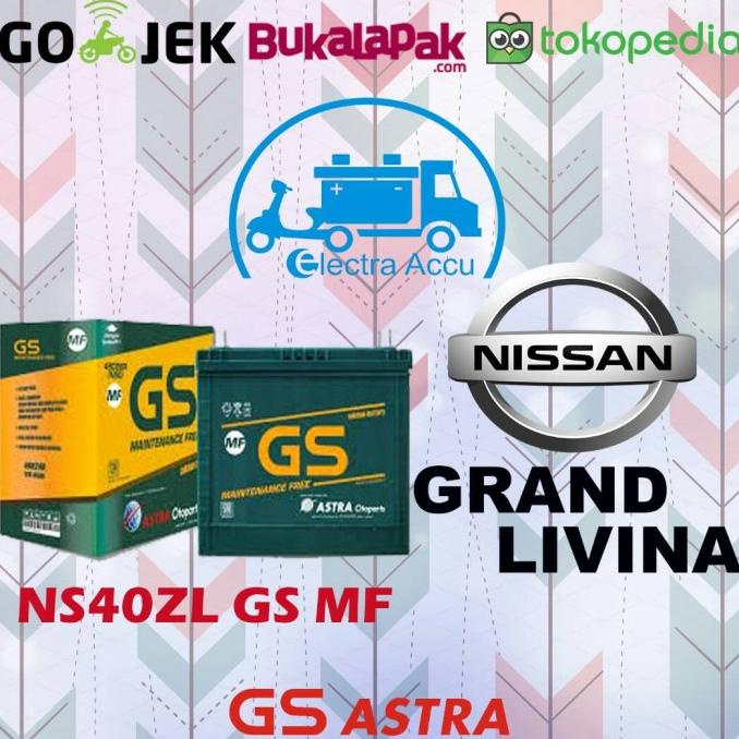 Aki Mobil Nissan Grand Livina GS astra NS40ZL Aki Kering electra87 dijamin