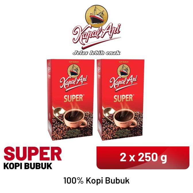 

KAPAL API Super - Bubuk Kopi 2 x 250 gr