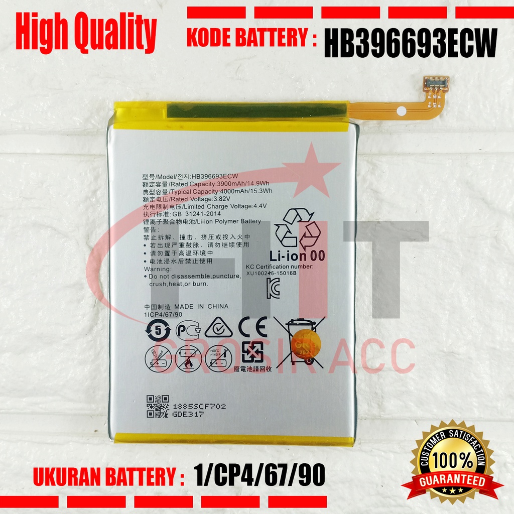 Battery Baterai HB396693ECW HUAWEI Mate 8 NXT AL10 TL00