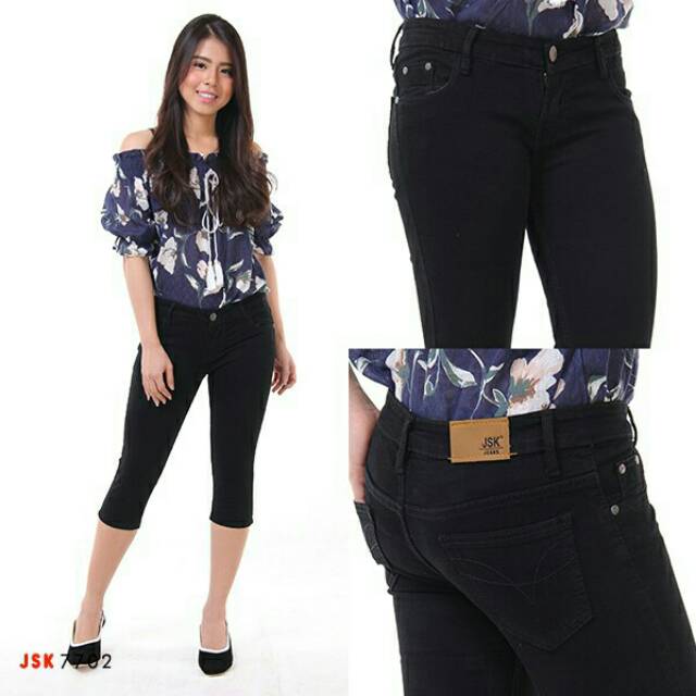 CELANA SANTAI JEANS 7/8 POLOS DENIM JSK JEANS