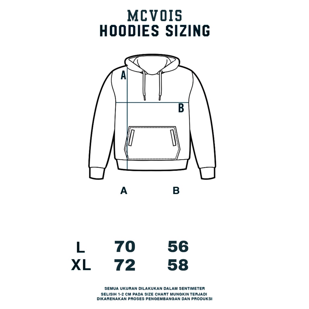 Mcvois Hoodie Pria Wanita Cotton Premium Distro