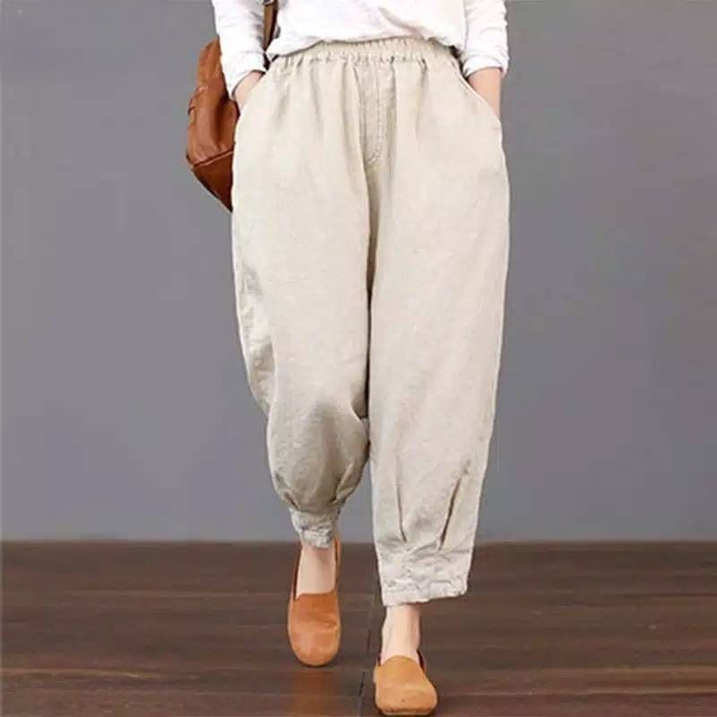 Mera pants / Celana korea catton twill / celana casual wanita