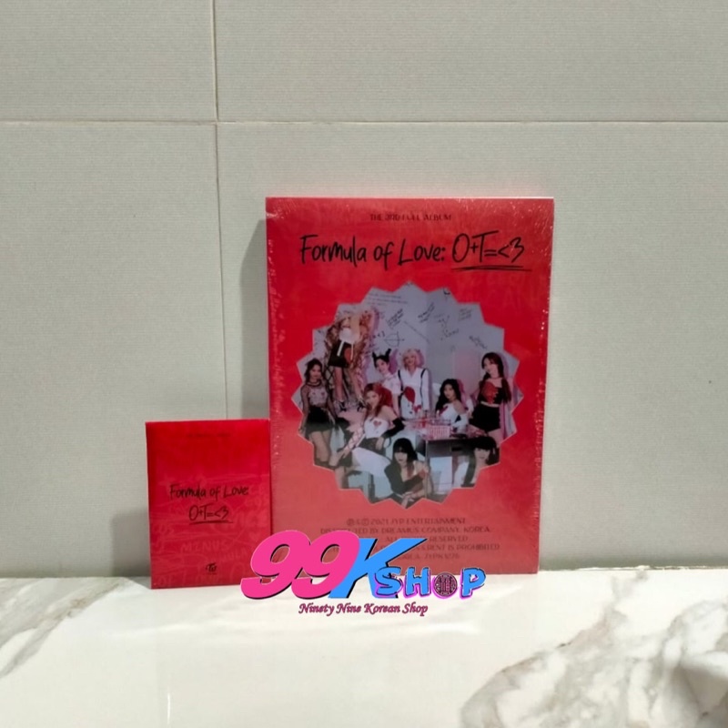 TWICE - Full Album Vol.3 [Formula of Love: O+T=&lt;3] + GIFT WITHDRAMA