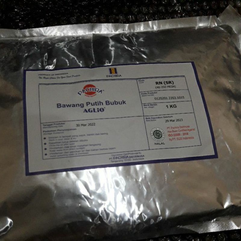 

bawang putih bubuk aglio pachira RN 1 kg