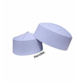 Peci putih polos Peci hitam polos peci hitam dewasa kopiah Asagofah pendek Tinggi 7cm