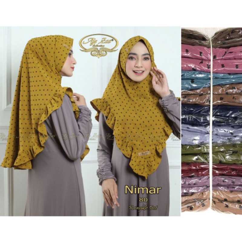 JILBAB KRINKLE RUBI NIMAR BY AJE ZAS