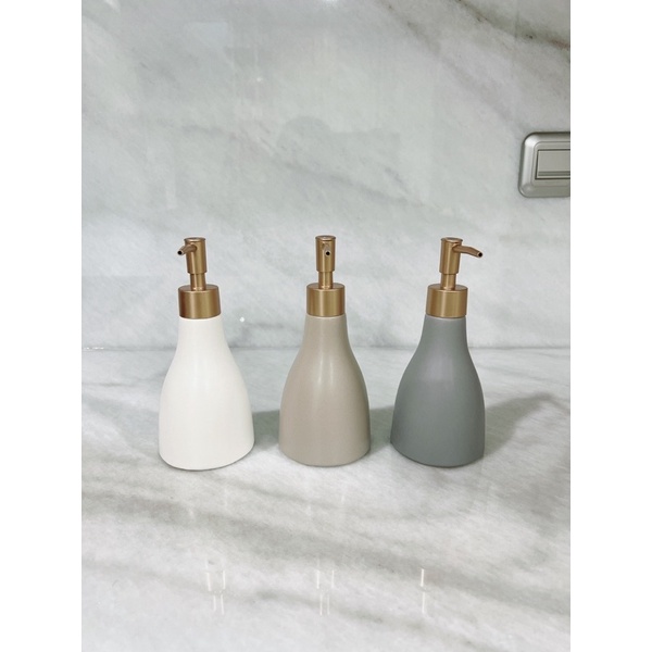 Numa Series Tempat Sabun Keramik / Soap Dispenser Pump Botol Sabun