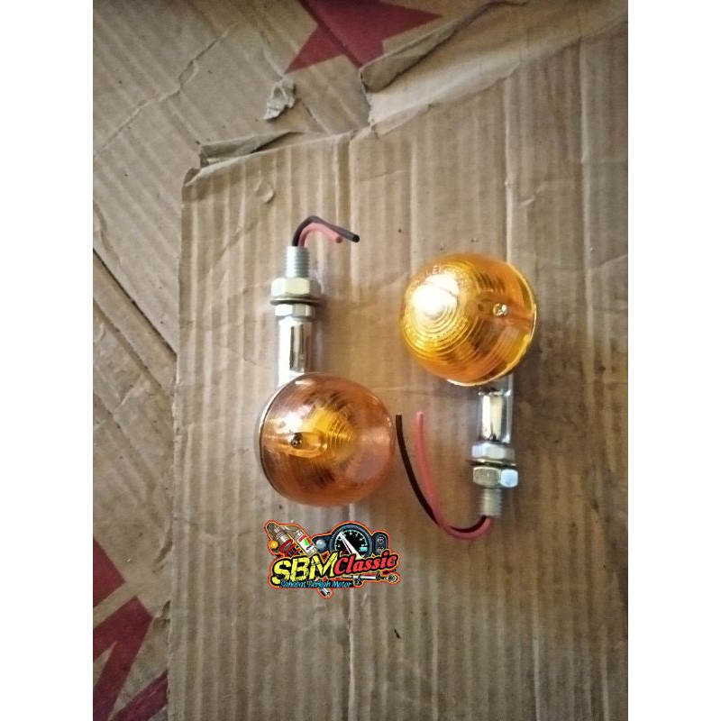 sein cb mini c70 mini plus manisan sein belakang besi crom