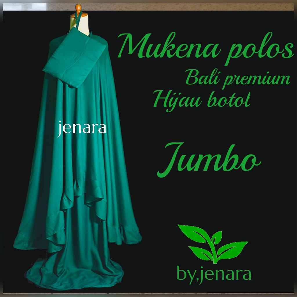 Mukena Bali Dewasa Banyak Pilihan Warna Jumbo Premium Adem Polos Pakai Rempel Cantik jenara bali