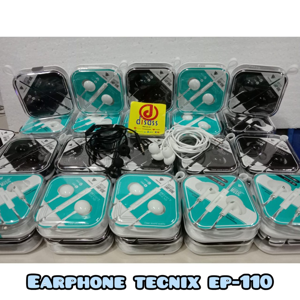 EARPHONE TECNIX EP-110 HANDSFREE EARPHONE-DISASS JOGJA